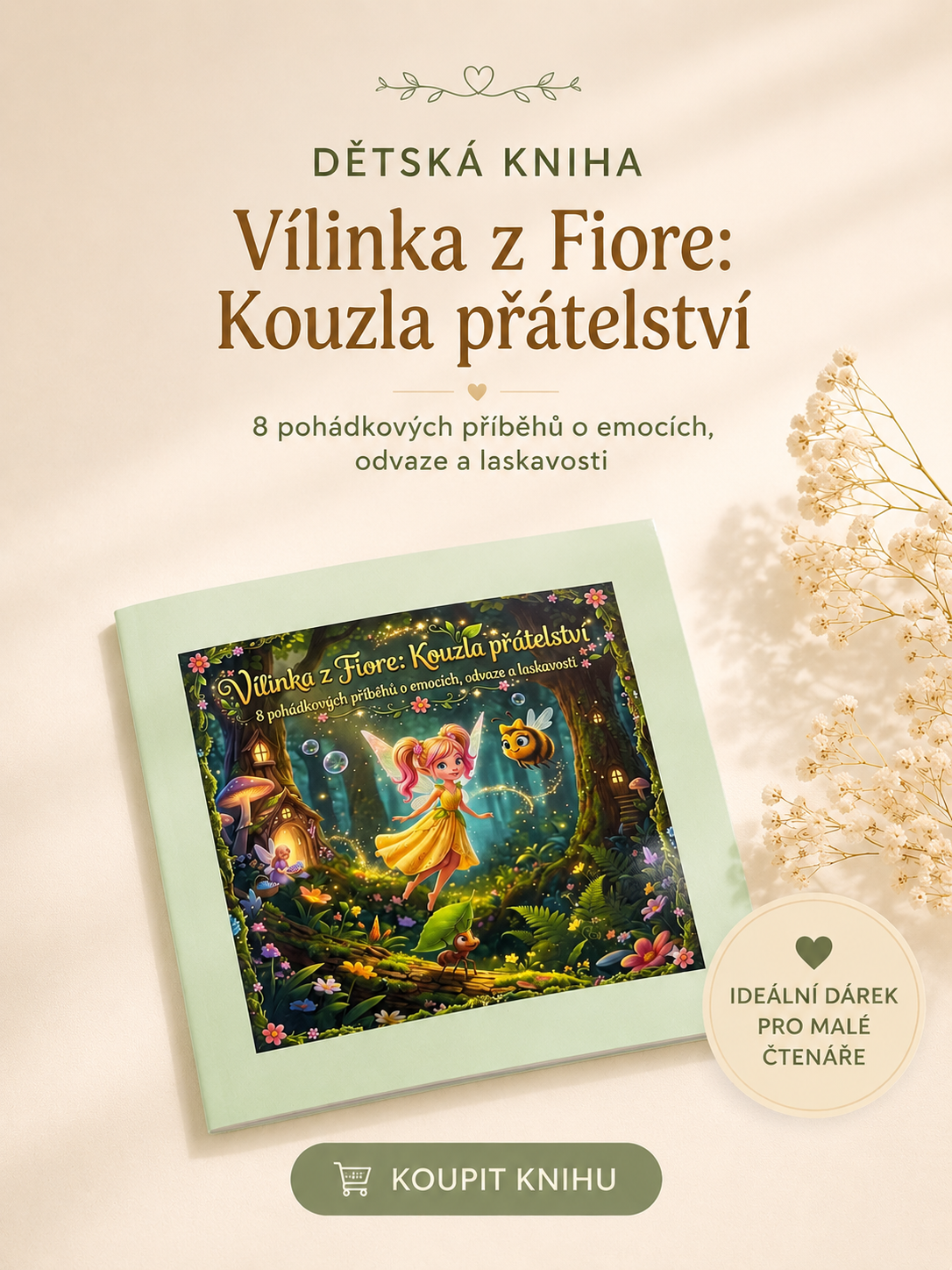 Dětská kniha Vílinka z Fiore cz