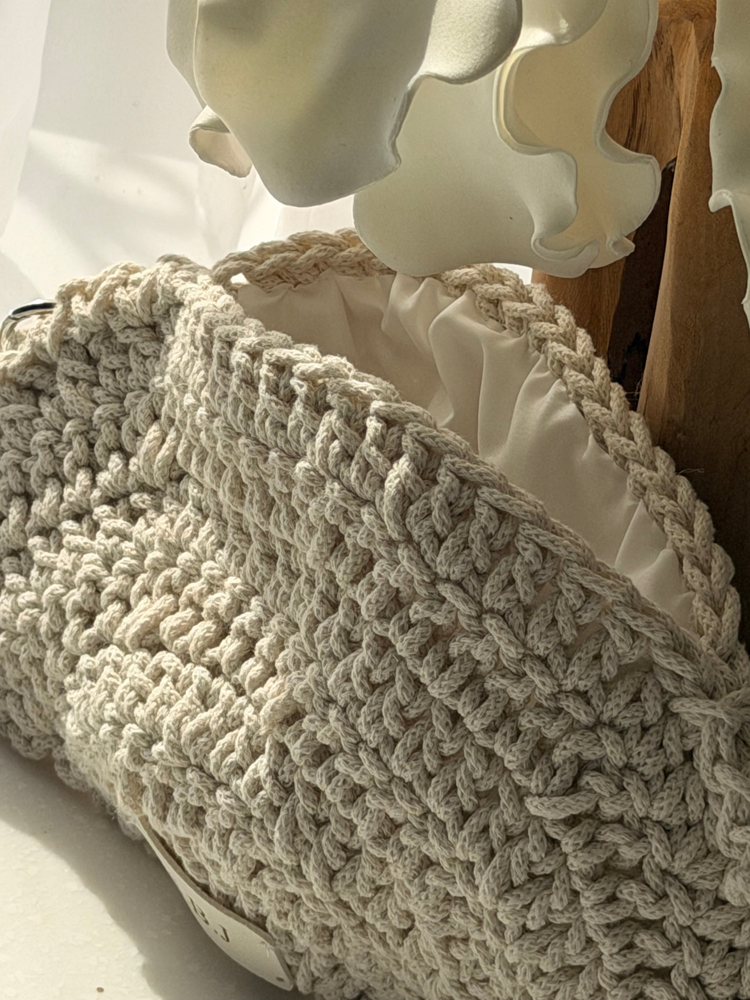 Ivory Moon Clutch /