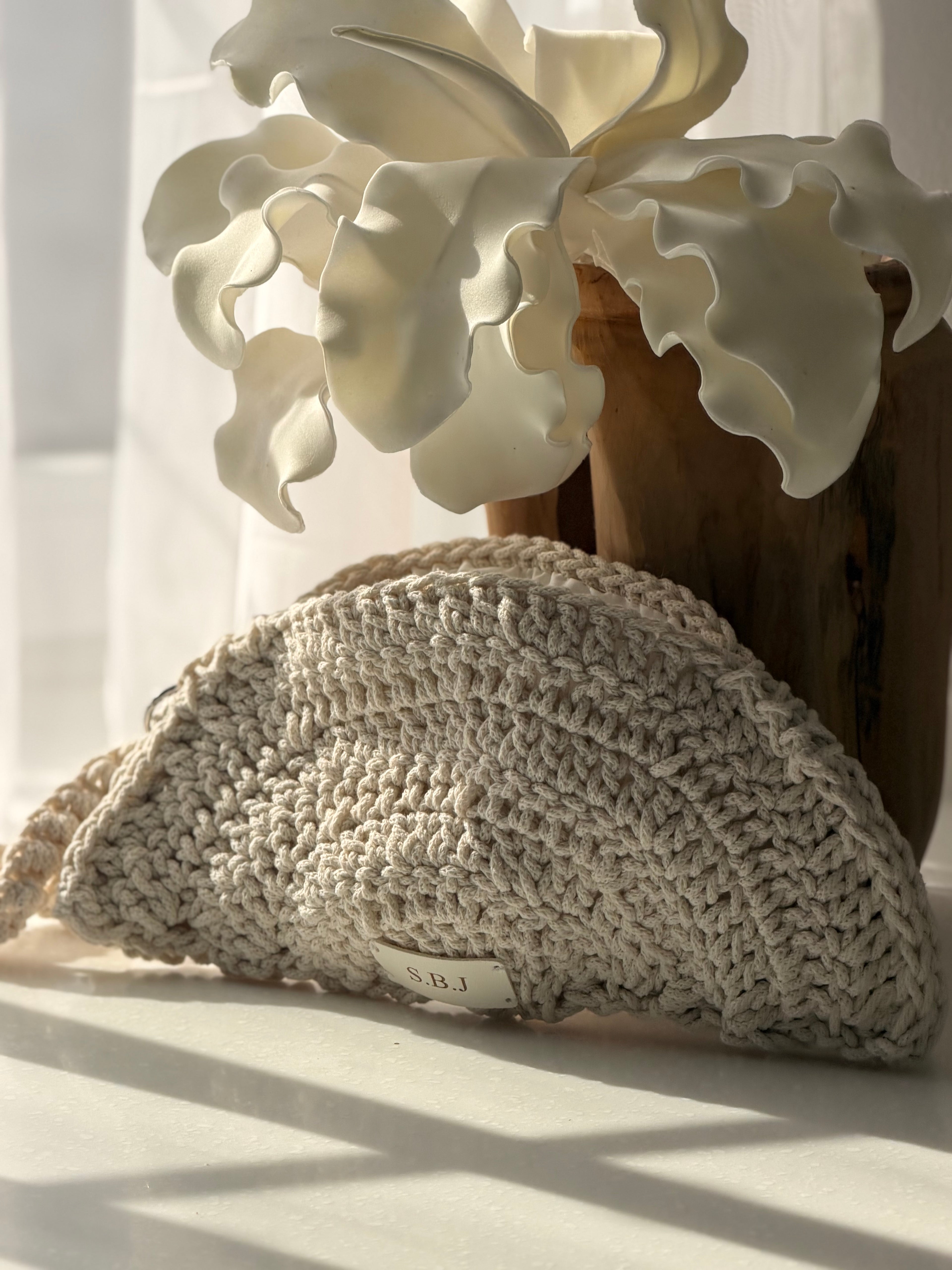 Ivory Moon Clutch /