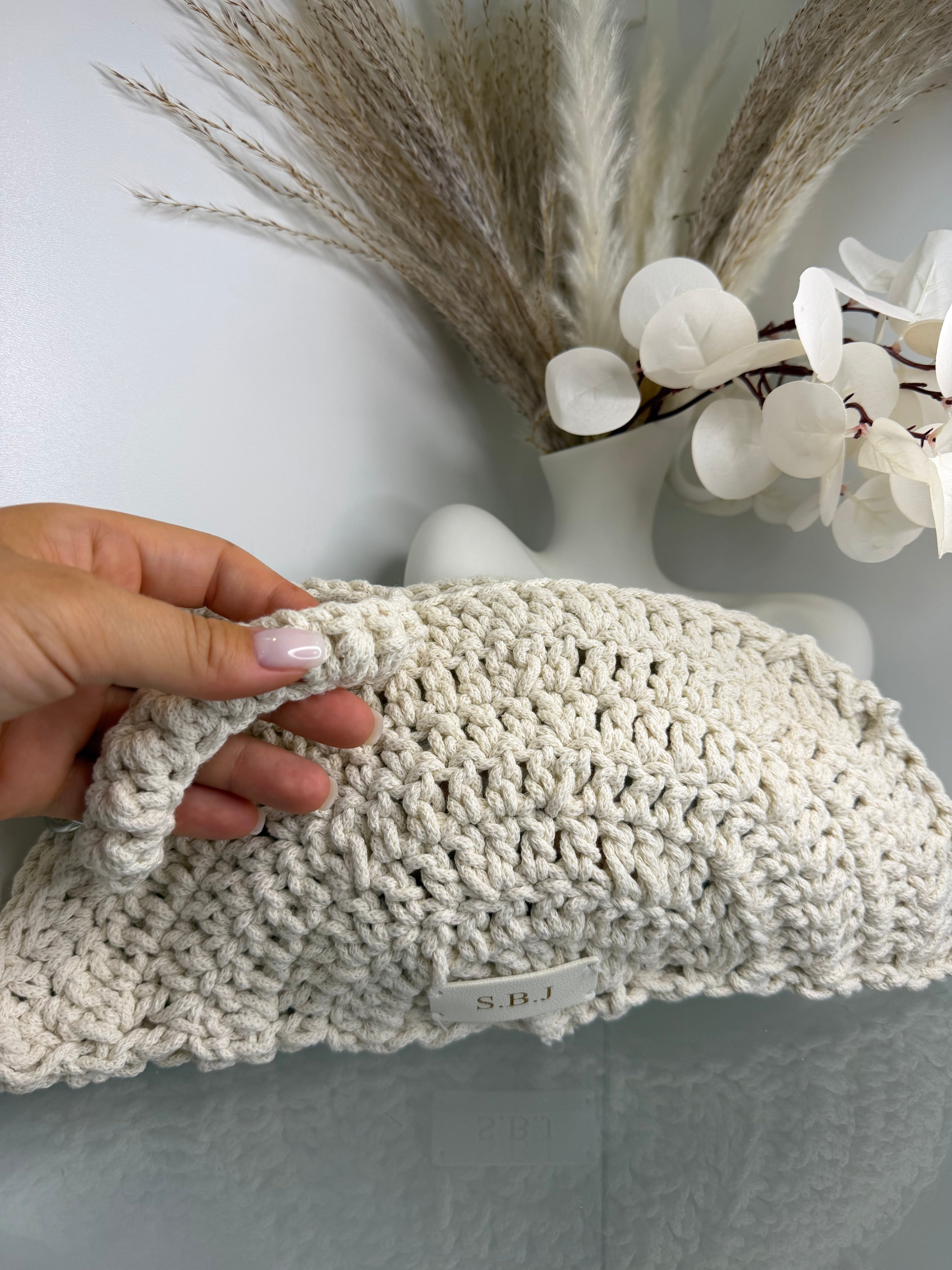Ivory Moon Clutch /