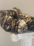 Scrunchie black& white