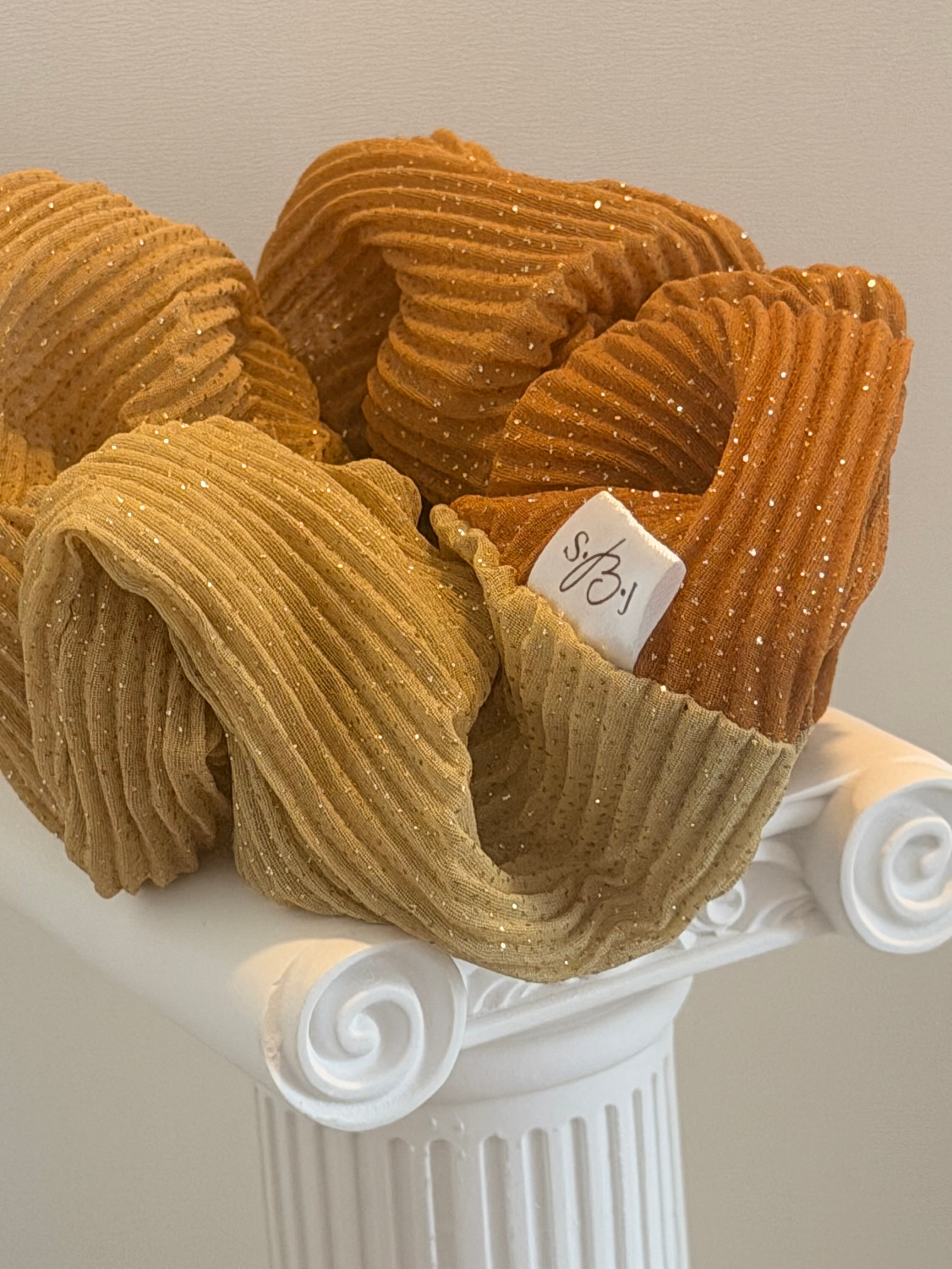 Scrunchie naranja